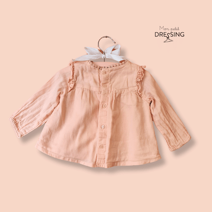 Mon Petit Dressing | Cette blouse a une doublure gardant bébé au chaud l'hiver. Boutons sur toutes la longueur du vêtement