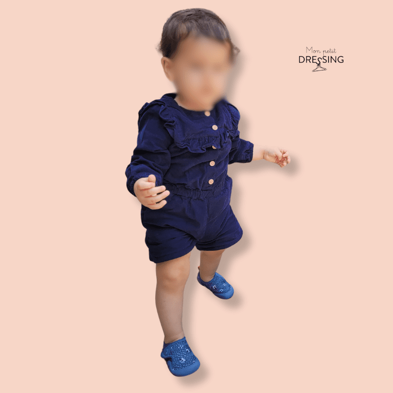 Mon Petit Dressing | Combinaison Cyrillus portée par un bambin portant du 18 mois mesurant environ 82 cm cm