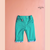 Pantalon vert - bouton pression 2 poches - Taille 6 mois vue de face
