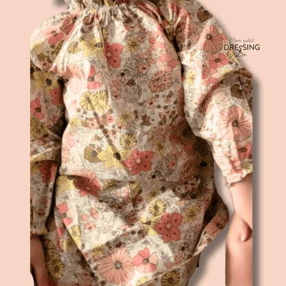 Mon Petit Dressing | Robe fleurie portée - Marque Bonton