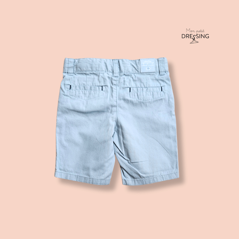 Mon Petit Dressing | Short bleu ciel de la marque Sergent Major. Idéal pour une cérémonie. Un noeud papillon peut l'accompagner.