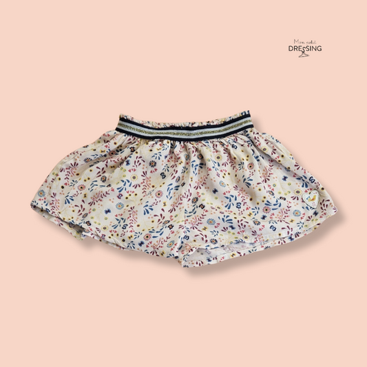 Mon Petit Dressing | Short fleuri de chez Sergent Major. Très léger, ceinture élastique.