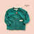 mon-petit-dressing.com | Cardigan zip vert avec poches plaquées avec motif éléphant. Coudières. Marque Sergent Major