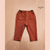 pantalon rouge rouille, ceinture élastique, 2 poches - Marque TAP, Tape à l'oeil