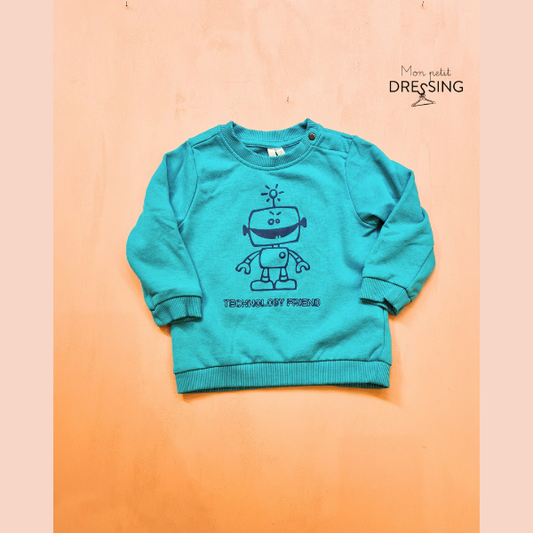 Pull turquoise robot pp 