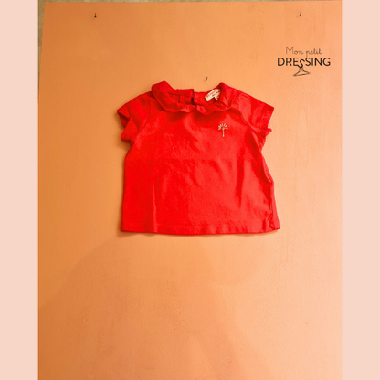 T shirt palmier rouge 