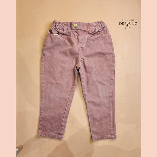 Jeans vieux rose